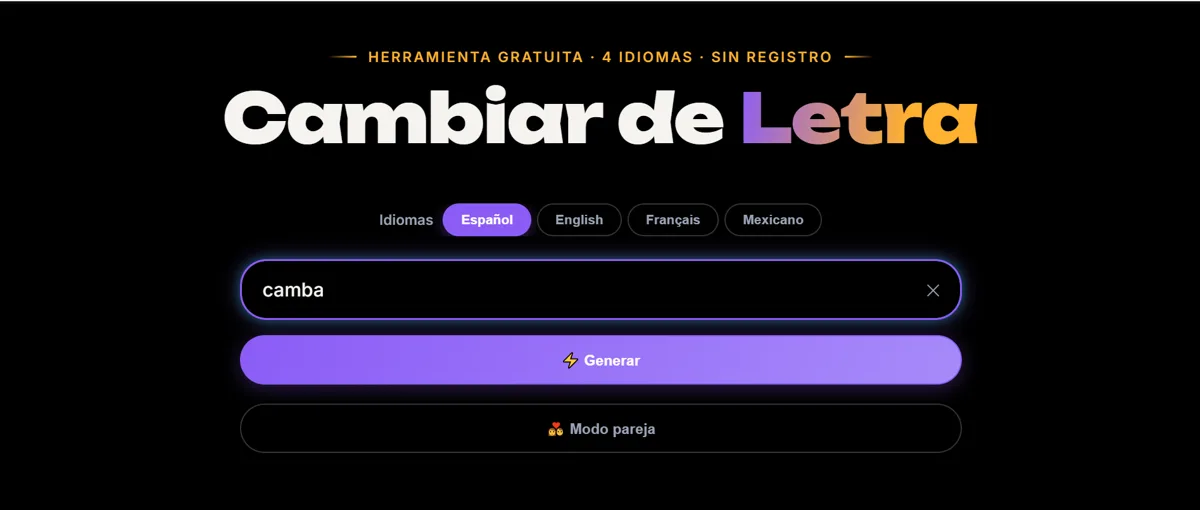 Escribir un apodo para crear un nombre para Free Fire